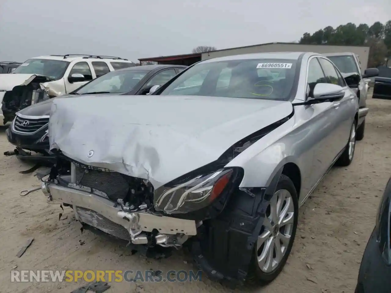 2 Photograph of a damaged car WDDZF4KB4KA628707 MERCEDES-BENZ E-CLASS 2019