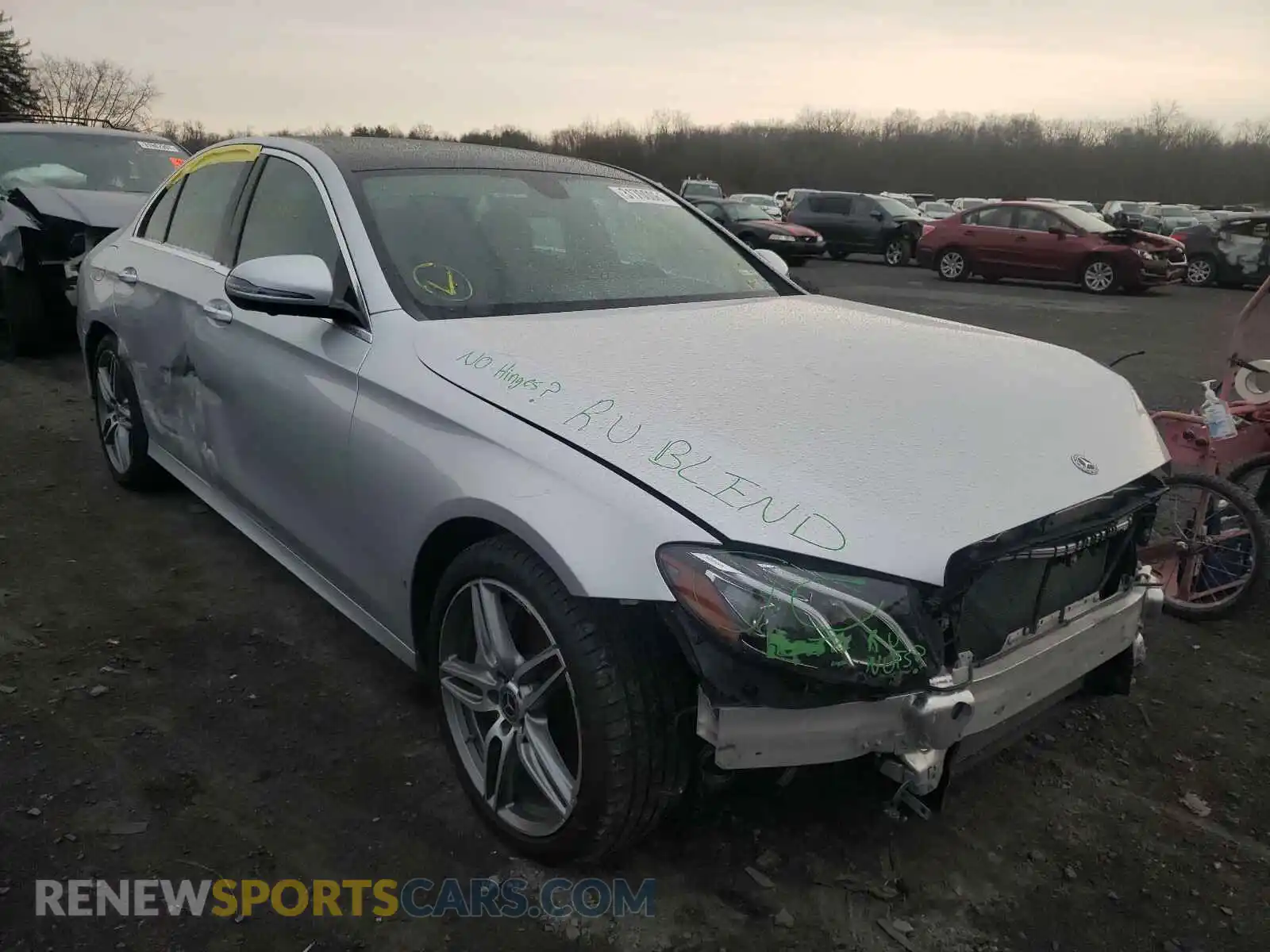 1 Photograph of a damaged car WDDZF4KB6KA584600 MERCEDES-BENZ E CLASS 2019