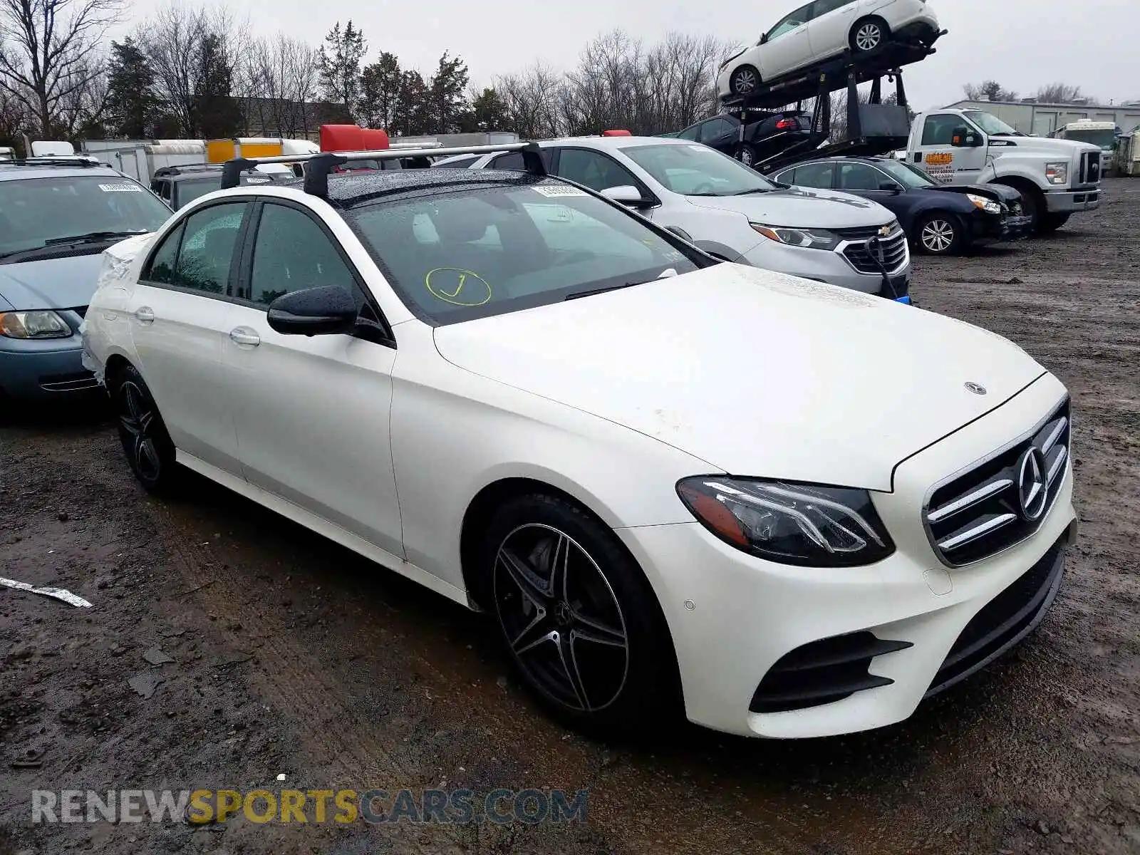 1 Photograph of a damaged car WDDZF4KB7KA585996 MERCEDES-BENZ E CLASS 2019