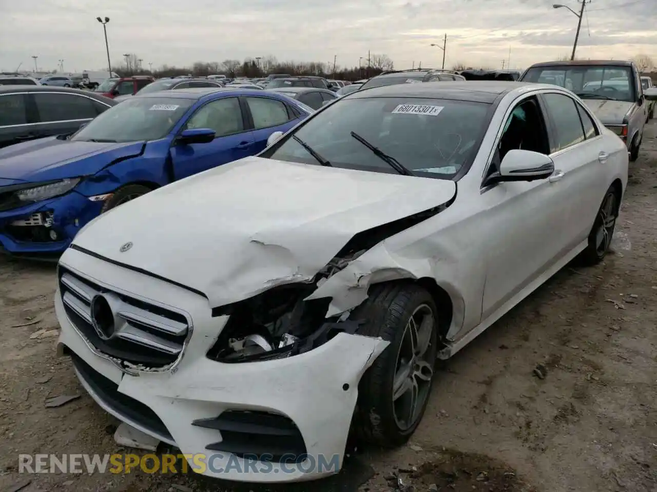 2 Photograph of a damaged car WDDZF4KBXKA534587 MERCEDES-BENZ E-CLASS 2019