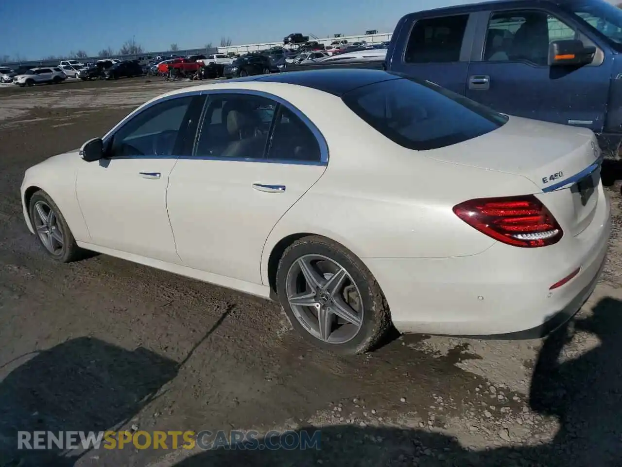 2 Photograph of a damaged car WDDZF6JB1KA491755 MERCEDES-BENZ E-CLASS 2019