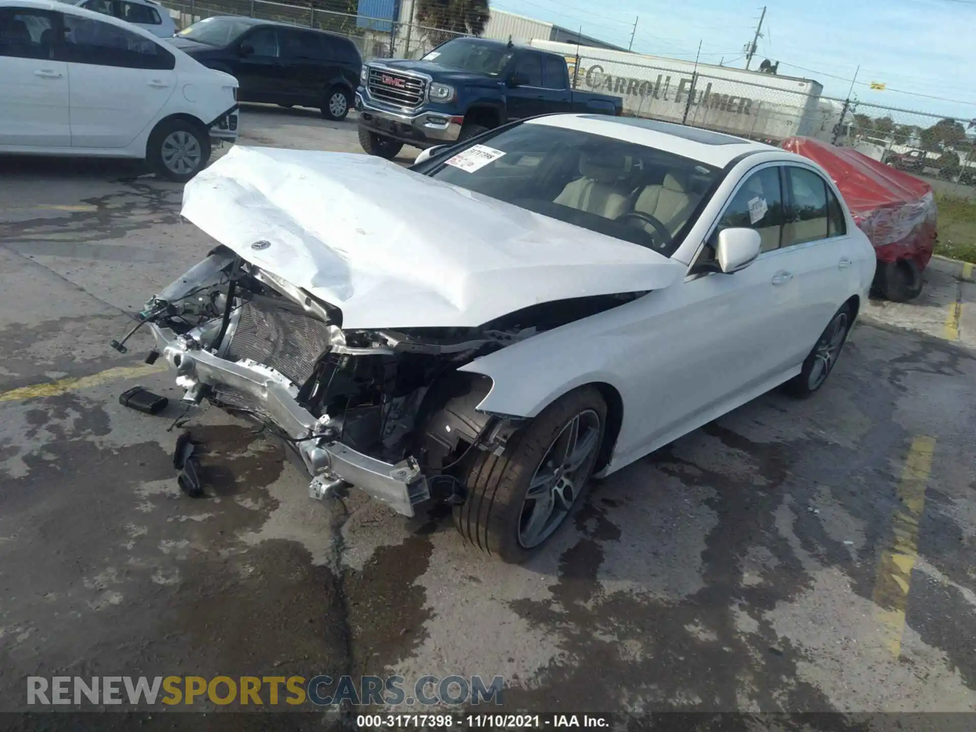 2 Photograph of a damaged car WDDZF6JB4KA491488 MERCEDES-BENZ E-CLASS 2019