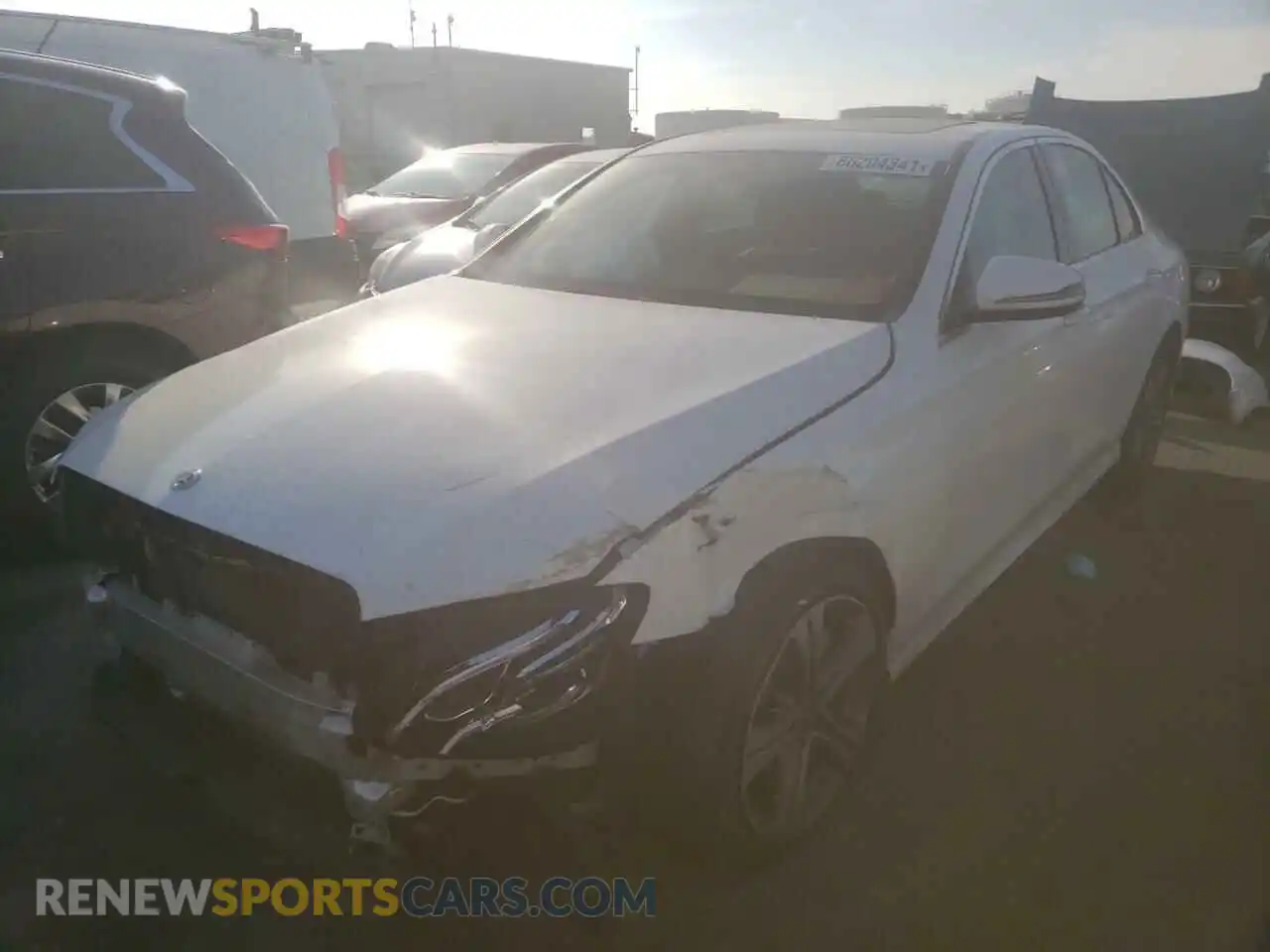 2 Photograph of a damaged car W1KZF8DB1LA849302 MERCEDES-BENZ E-CLASS 2020