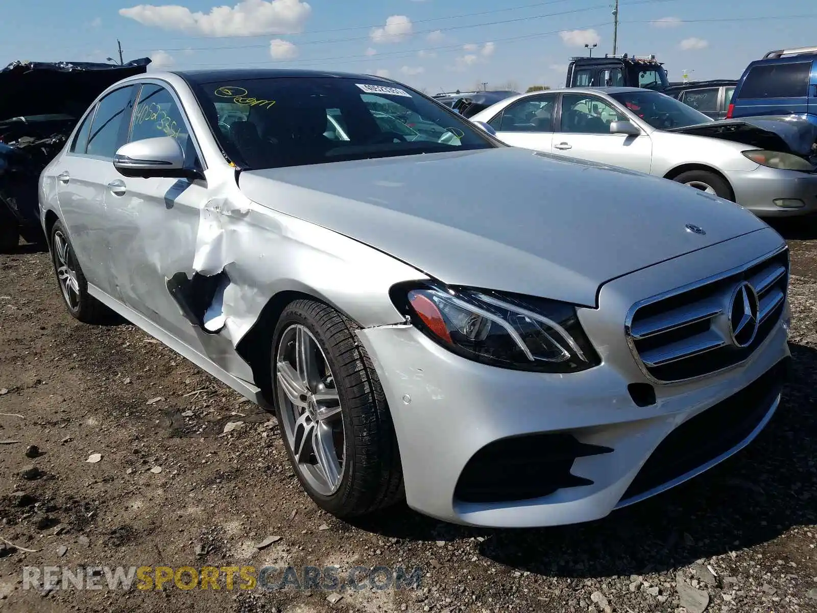 1 Photograph of a damaged car W1KZF8EB0LA830531 MERCEDES-BENZ E CLASS 2020
