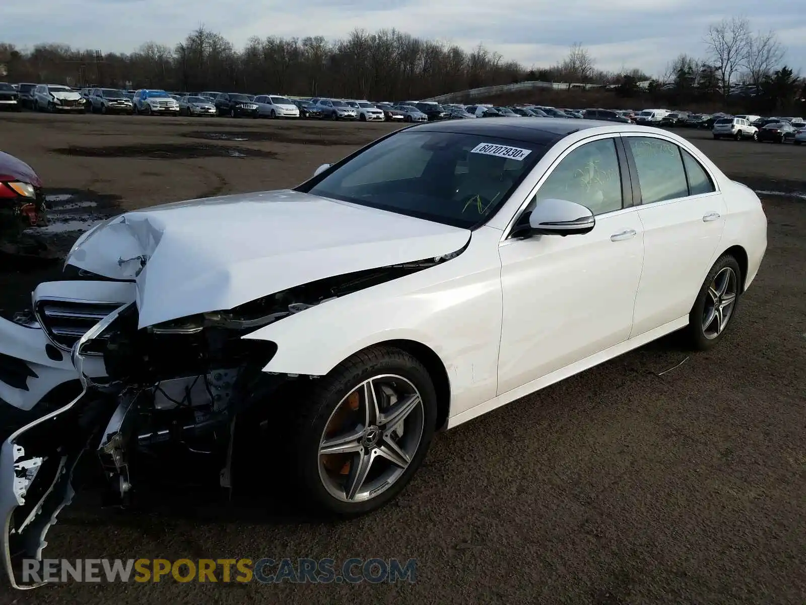 2 Photograph of a damaged car W1KZF8EB1LA843739 MERCEDES-BENZ E CLASS 2020