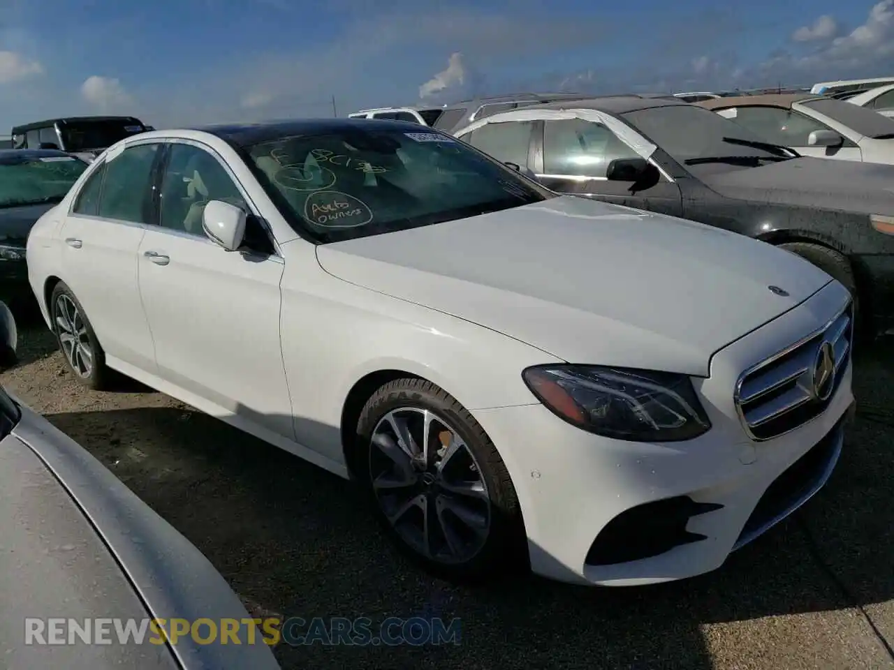 1 Photograph of a damaged car WDDZF6JB1LA741609 MERCEDES-BENZ E-CLASS 2020