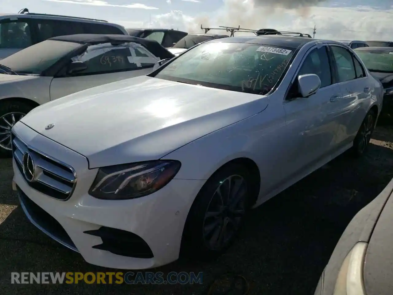 2 Photograph of a damaged car WDDZF6JB1LA741609 MERCEDES-BENZ E-CLASS 2020