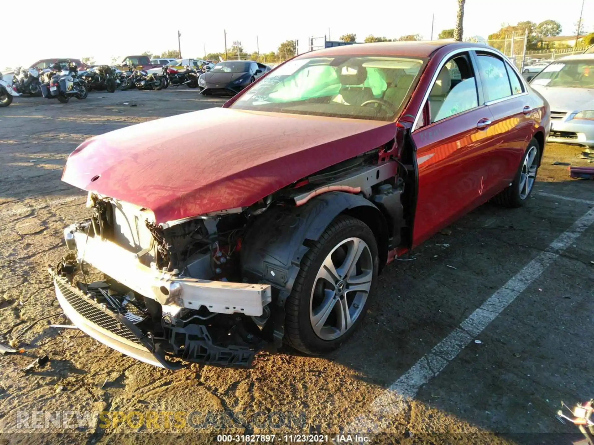 2 Photograph of a damaged car WDDZF8DB4LA753843 MERCEDES-BENZ E-CLASS 2020