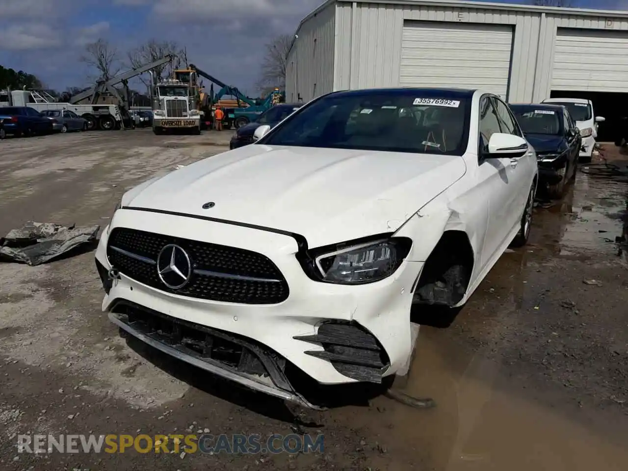 2 Photograph of a damaged car W1KZF5KB3MA906361 MERCEDES-BENZ E-CLASS 2021