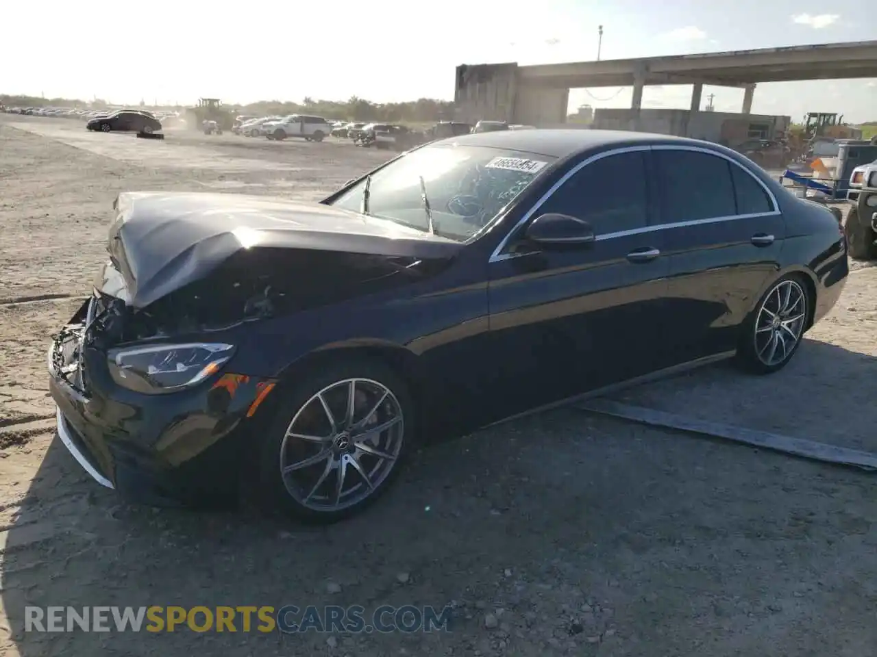 1 Photograph of a damaged car W1KZF5KB3MB002407 MERCEDES-BENZ E-CLASS 2021