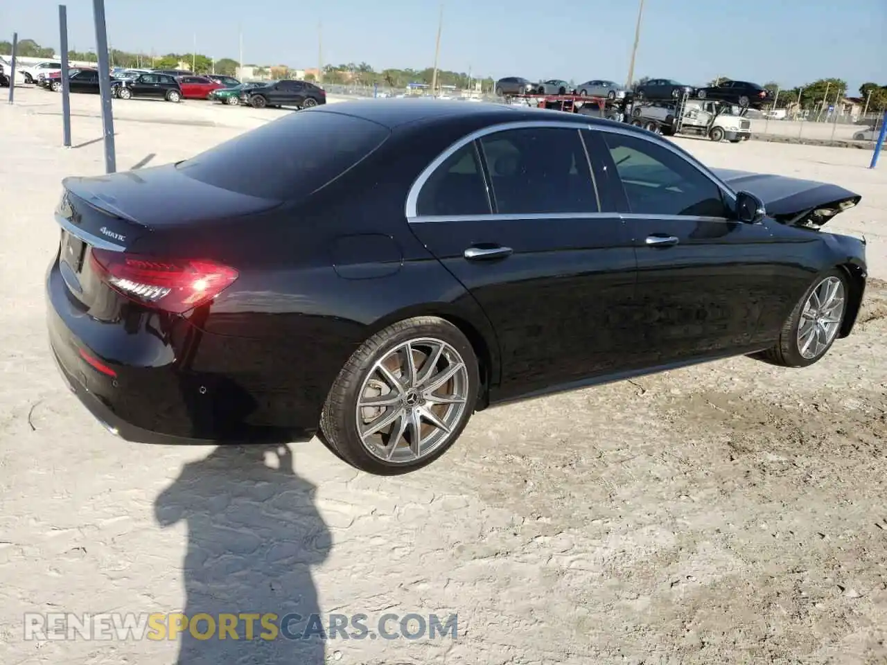 3 Photograph of a damaged car W1KZF5KB3MB002407 MERCEDES-BENZ E-CLASS 2021