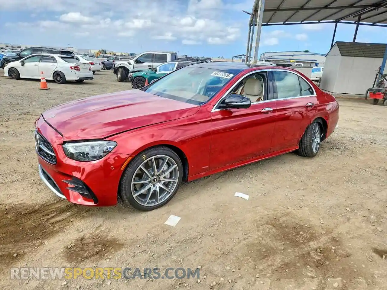 1 fotografías del automóvil dañado W1KZF5KB5MA927843 MERCEDES-BENZ E-CLASS 2021