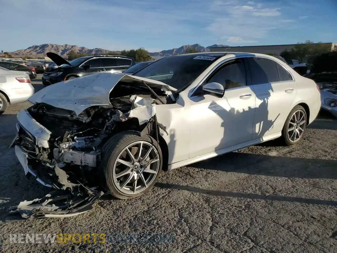 1 Photograph of a damaged car W1KZF5KB7MA935054 MERCEDES-BENZ E-CLASS 2021