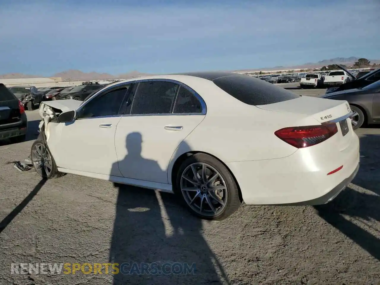 2 Photograph of a damaged car W1KZF5KB7MA935054 MERCEDES-BENZ E-CLASS 2021
