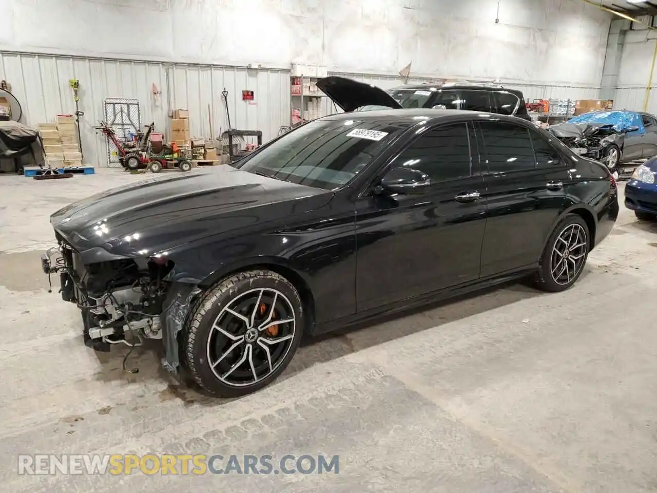 1 Photograph of a damaged car W1KZF5KB9MA901889 MERCEDES-BENZ E-CLASS 2021