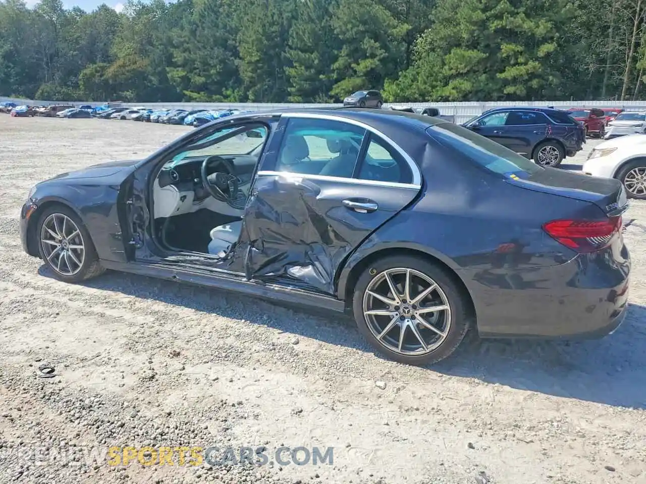 2 Photograph of a damaged car W1KZF8DB0MA893163 MERCEDES-BENZ E-CLASS 2021