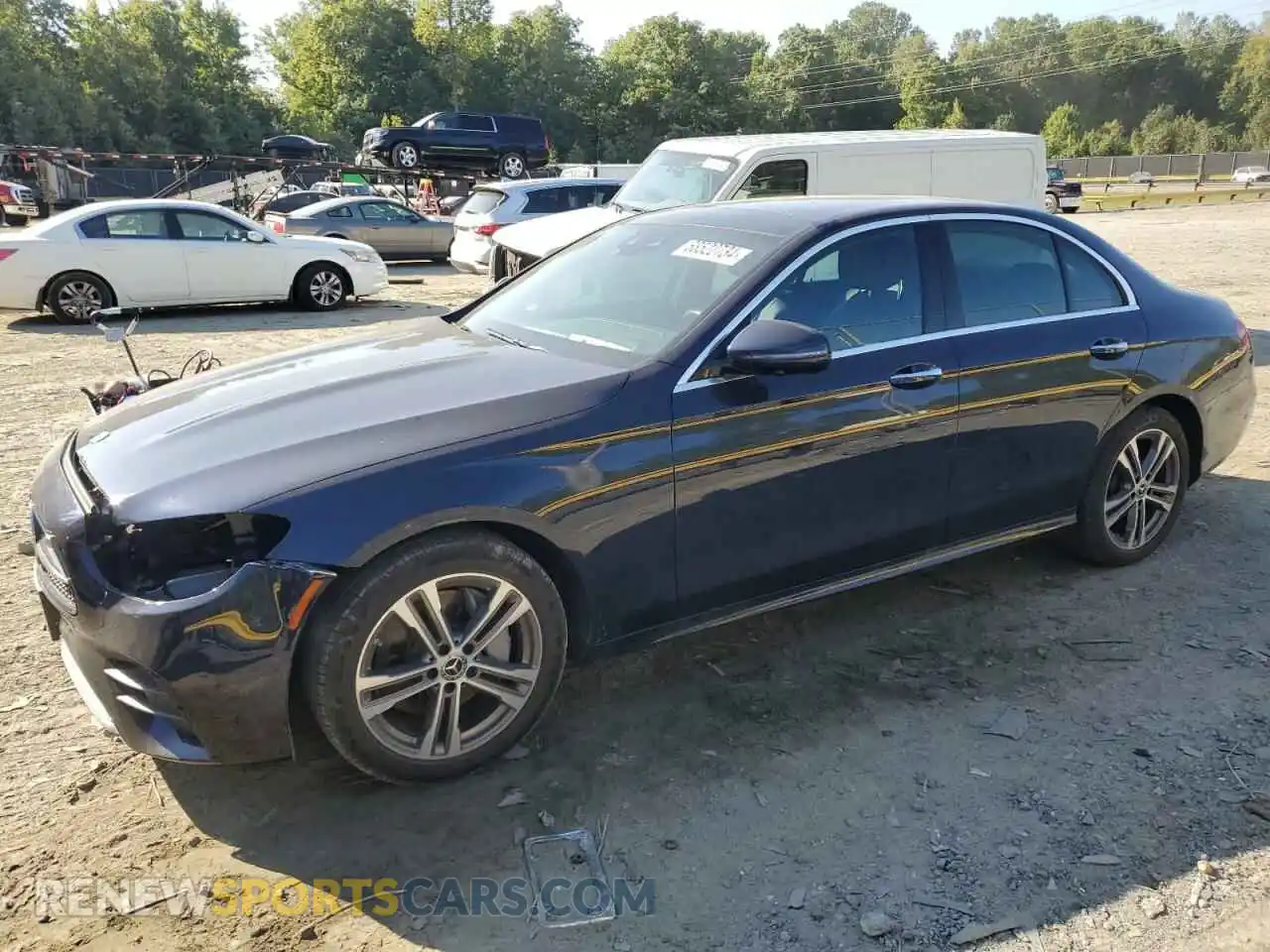 1 Photograph of a damaged car W1KZF8DB2MA872346 MERCEDES-BENZ E-CLASS 2021