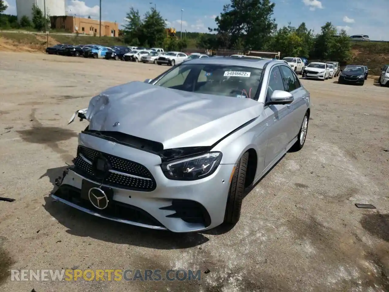 2 Photograph of a damaged car W1KZF8DB2MA880706 MERCEDES-BENZ E-CLASS 2021