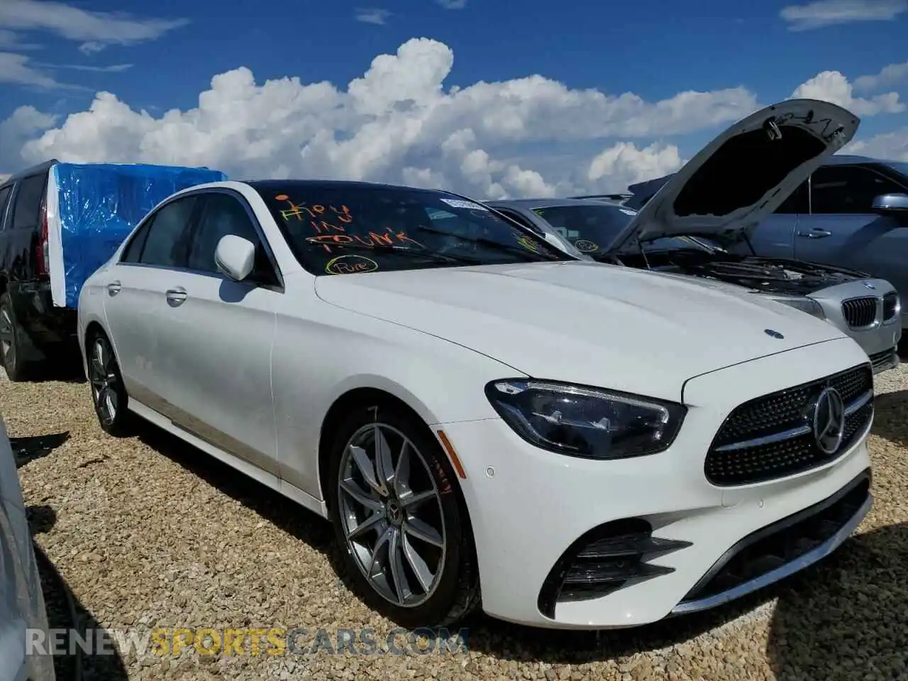 1 Photograph of a damaged car W1KZF8DB2MA963648 MERCEDES-BENZ E-CLASS 2021