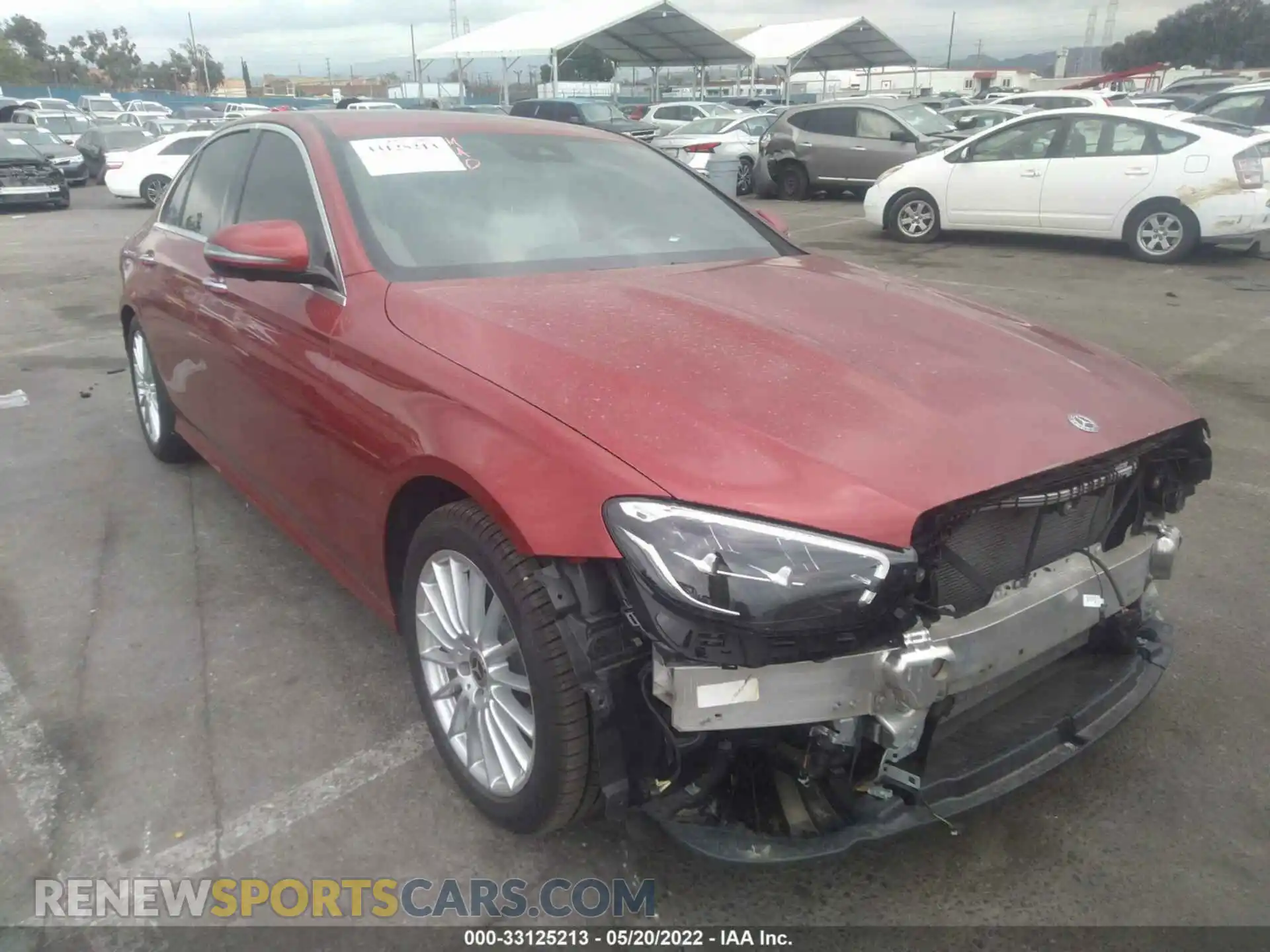 1 Photograph of a damaged car W1KZF8DB3MA969071 MERCEDES-BENZ E-CLASS 2021