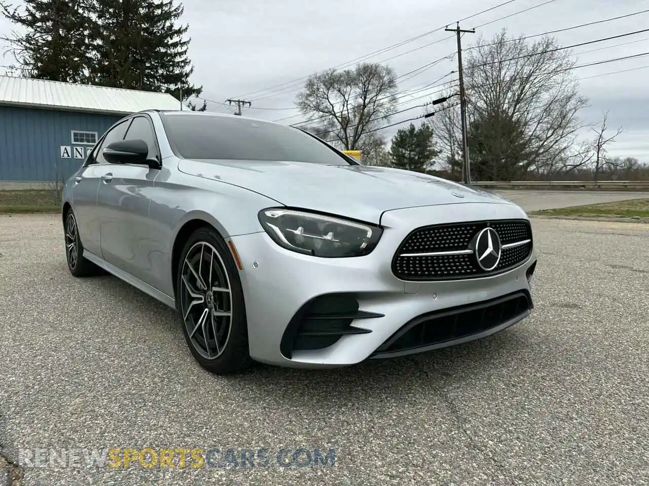 1 Photograph of a damaged car W1KZF8DB4MA920140 MERCEDES-BENZ E-CLASS 2021