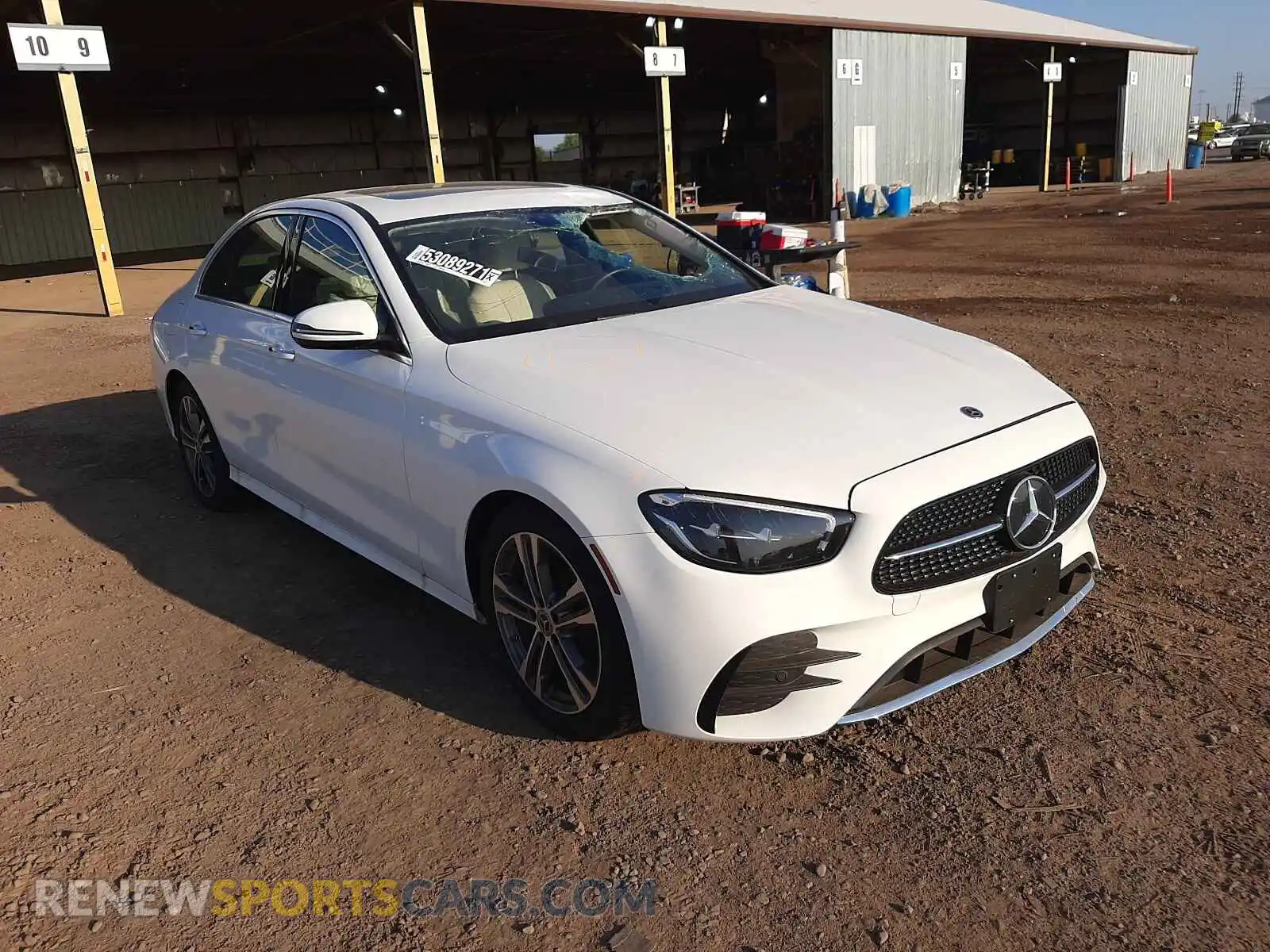 1 Photograph of a damaged car W1KZF8DB5MA915397 MERCEDES-BENZ E-CLASS 2021