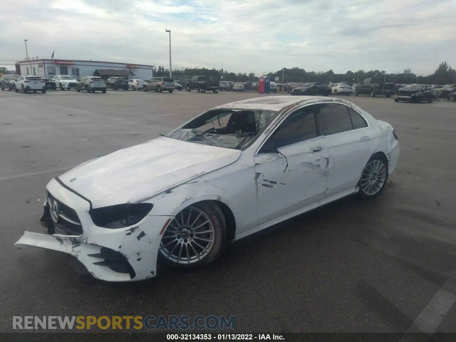 2 Photograph of a damaged car W1KZF8DB6MA892406 MERCEDES-BENZ E-CLASS 2021