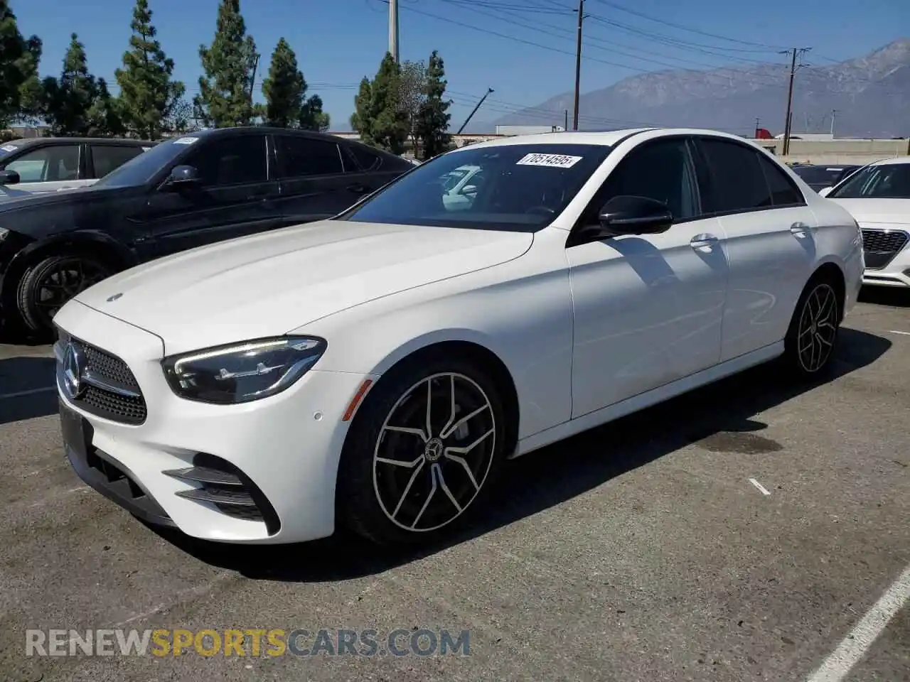 1 Photograph of a damaged car W1KZF8DB7MA893175 MERCEDES-BENZ E-CLASS 2021