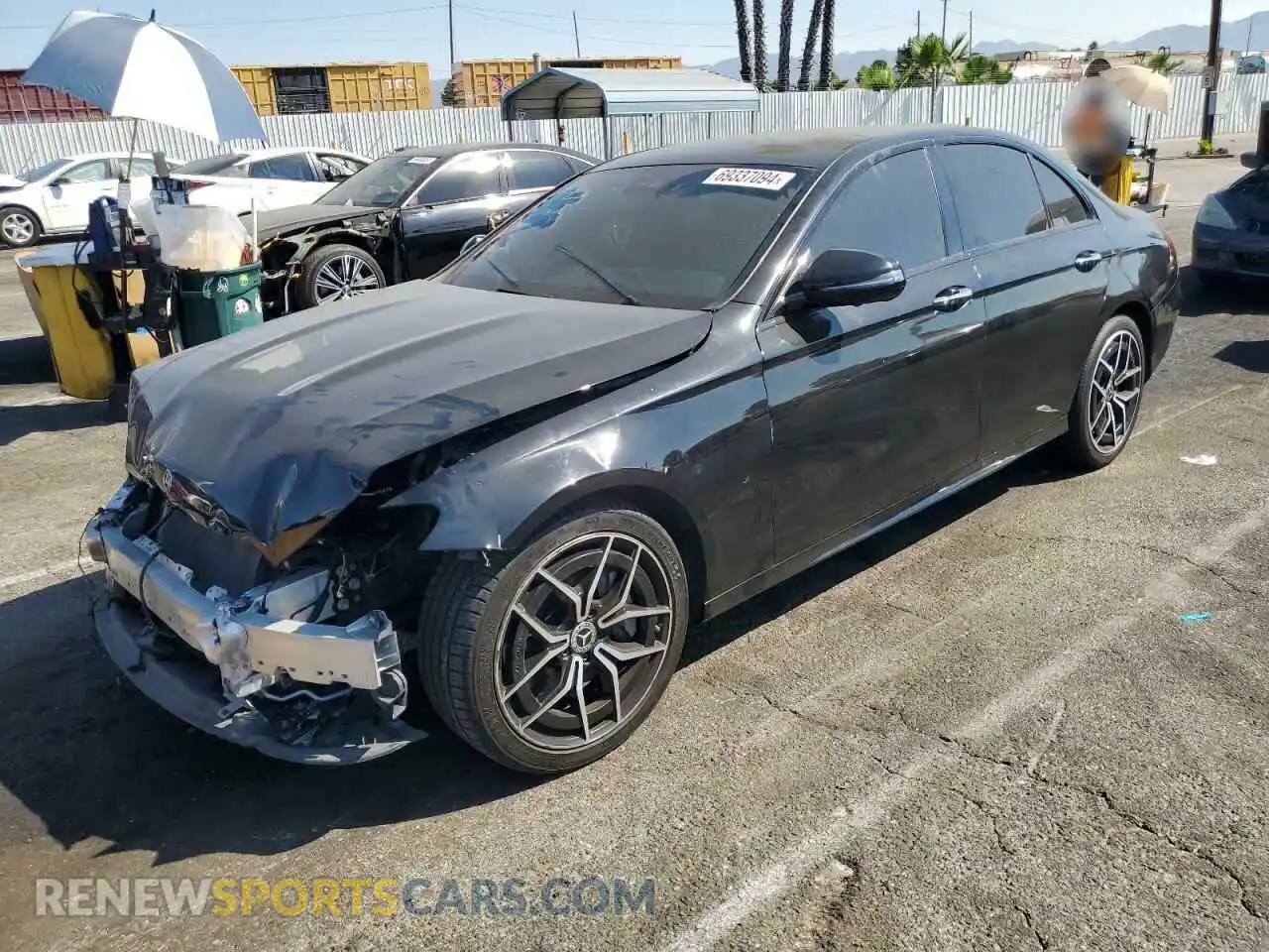 1 Photograph of a damaged car W1KZF8DB7MA913389 MERCEDES-BENZ E-CLASS 2021