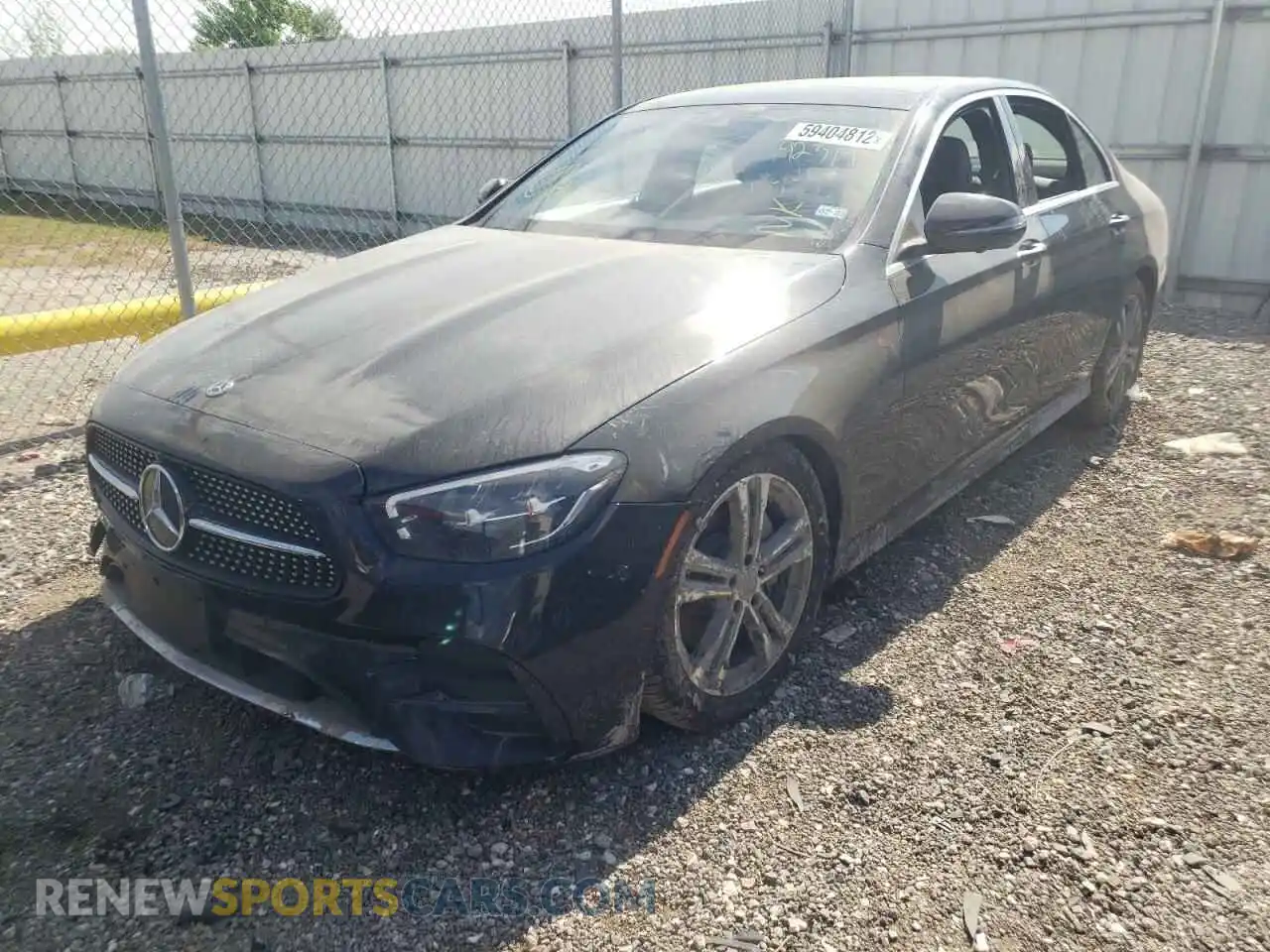 2 Photograph of a damaged car W1KZF8DB7MA923145 MERCEDES-BENZ E-CLASS 2021