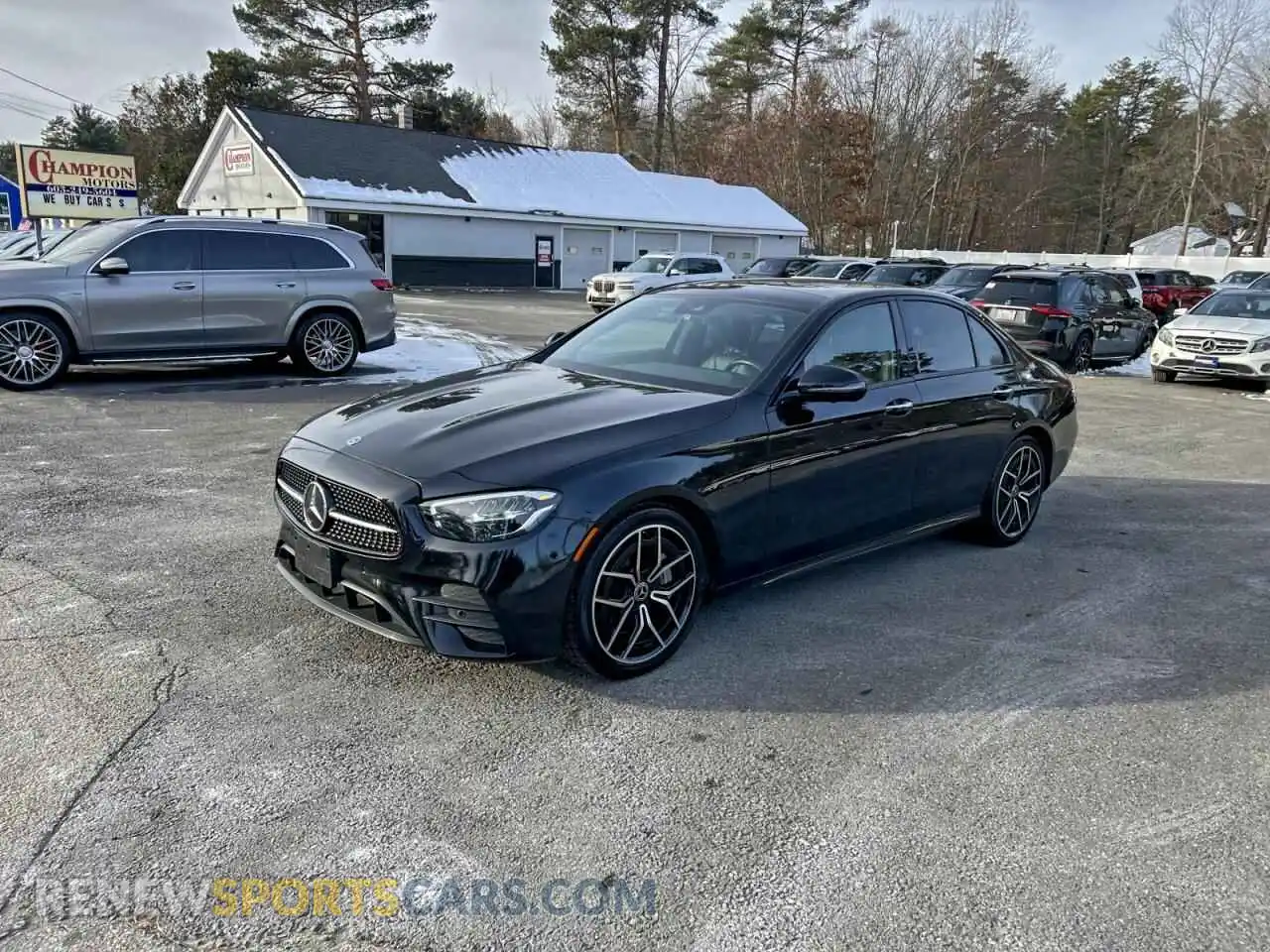 2 fotografías del automóvil dañado W1KZF8DB7MA962544 MERCEDES-BENZ E-CLASS 2021