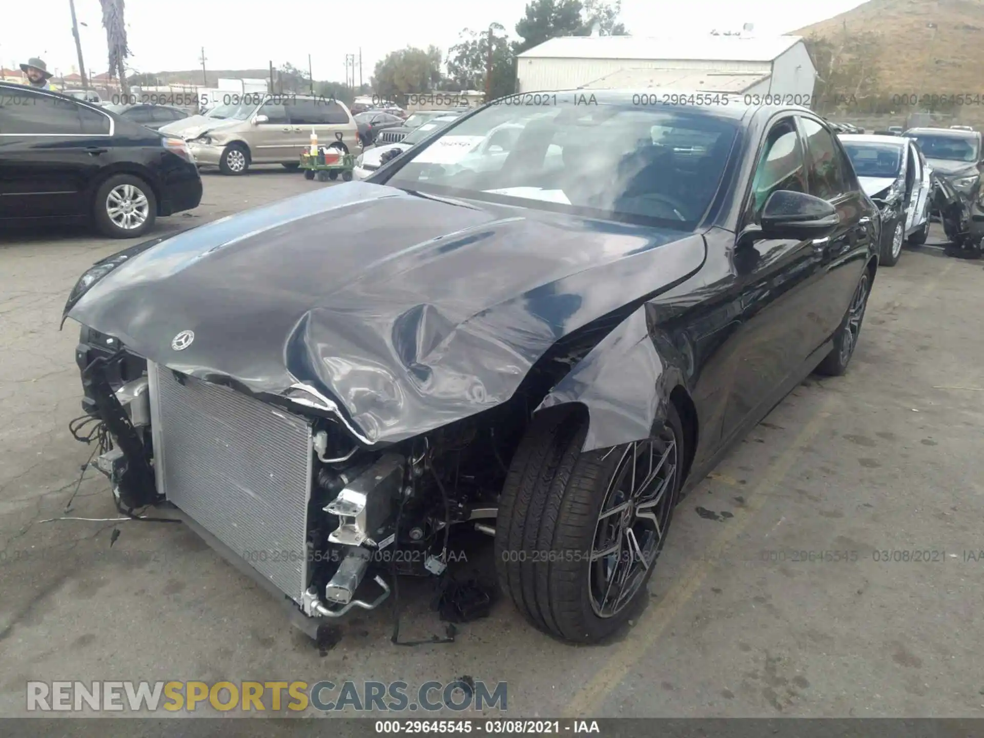 2 Photograph of a damaged car W1KZF8DB8MA893072 MERCEDES-BENZ E-CLASS 2021