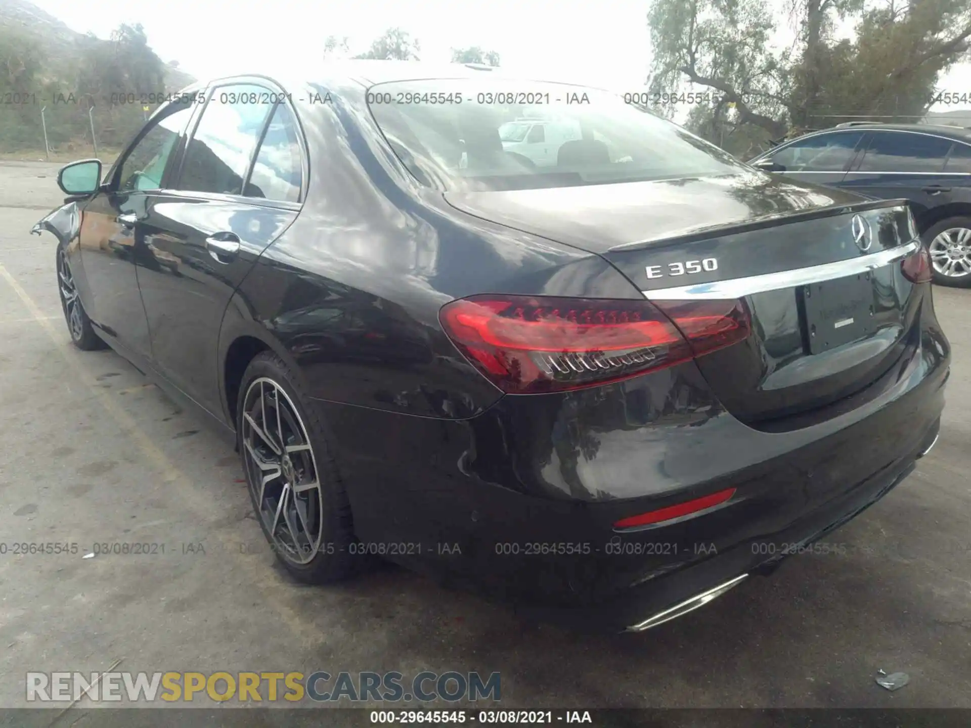 3 Photograph of a damaged car W1KZF8DB8MA893072 MERCEDES-BENZ E-CLASS 2021