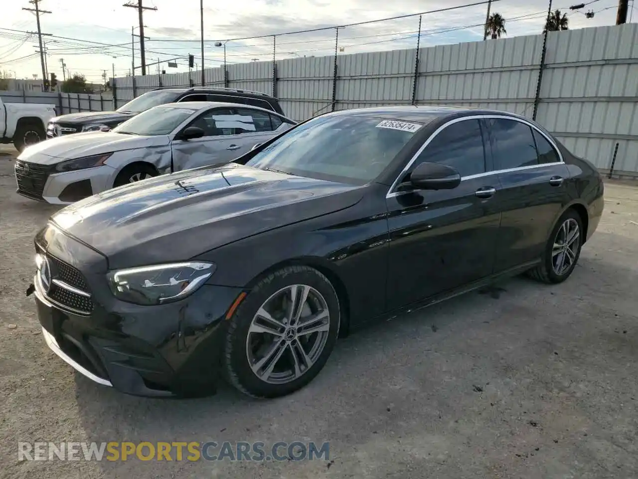 1 Photograph of a damaged car W1KZF8DB8MA919072 MERCEDES-BENZ E-CLASS 2021