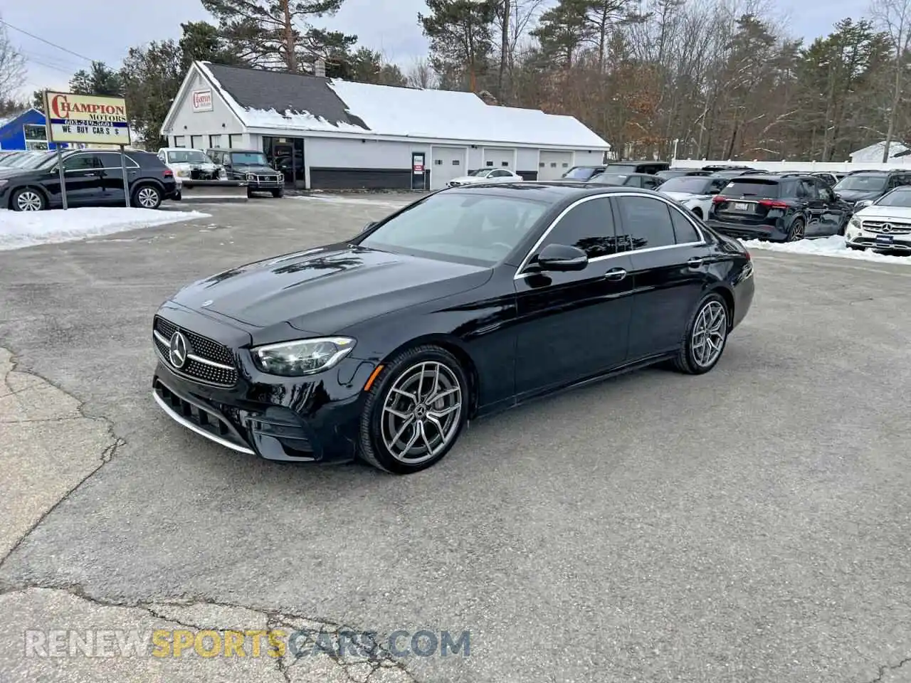 1 Photograph of a damaged car W1KZF8DB9MA873428 MERCEDES-BENZ E-CLASS 2021