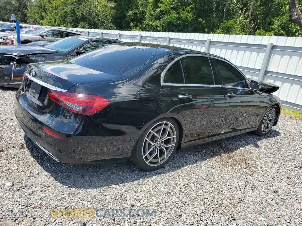3 Photograph of a damaged car W1KZF8DB9MA875518 MERCEDES-BENZ E-CLASS 2021