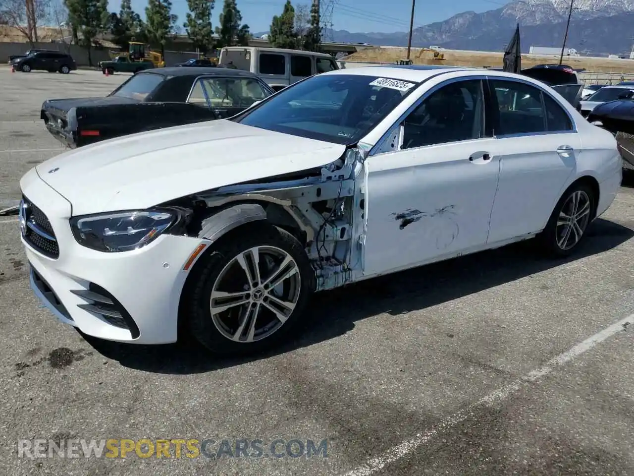 1 Photograph of a damaged car W1KZF8DB9MA897177 MERCEDES-BENZ E-CLASS 2021