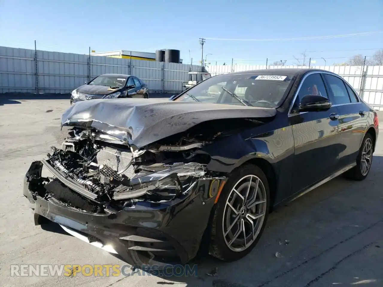 2 Photograph of a damaged car W1KZF8DB9MA960679 MERCEDES-BENZ E-CLASS 2021
