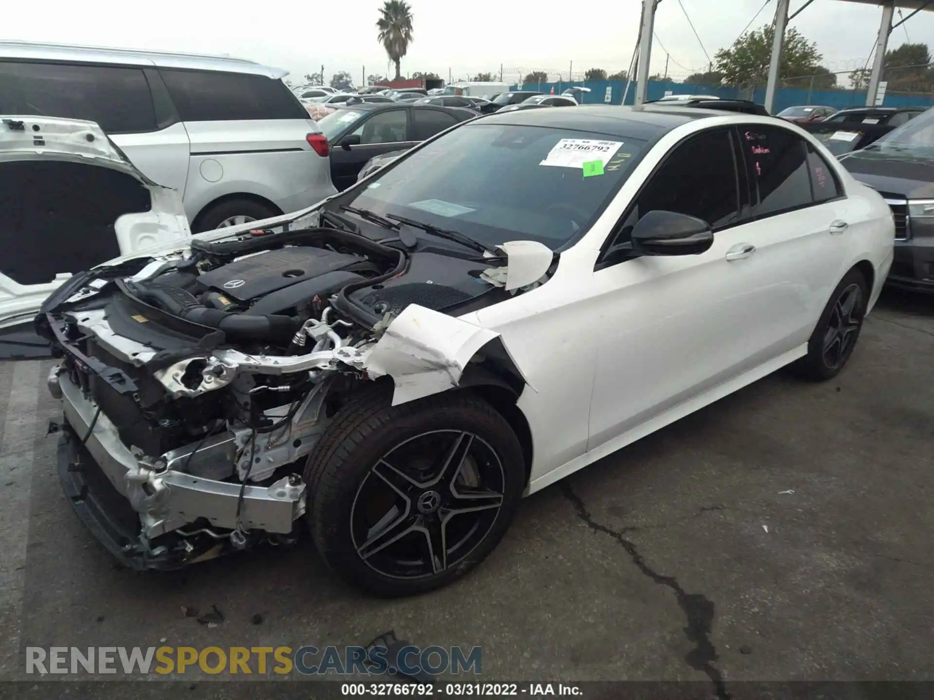 2 Photograph of a damaged car W1KZF8DB9MA971827 MERCEDES-BENZ E-CLASS 2021