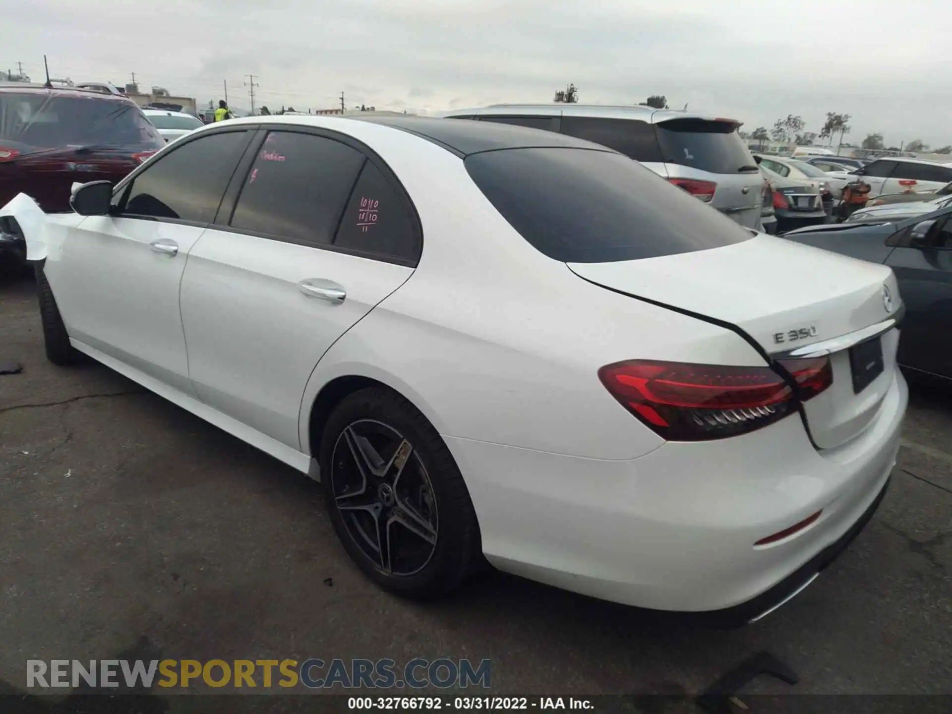 3 Photograph of a damaged car W1KZF8DB9MA971827 MERCEDES-BENZ E-CLASS 2021
