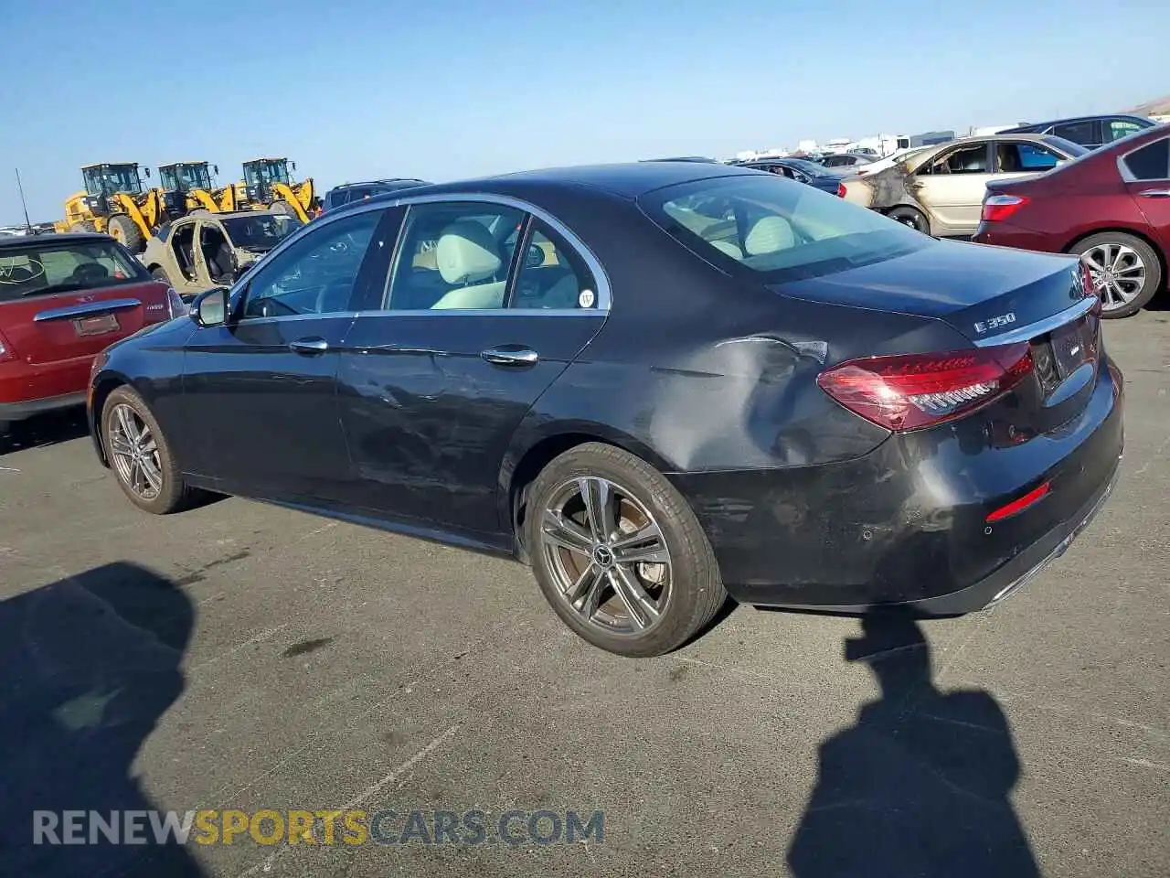 2 Photograph of a damaged car W1KZF8DB9MB002264 MERCEDES-BENZ E-CLASS 2021