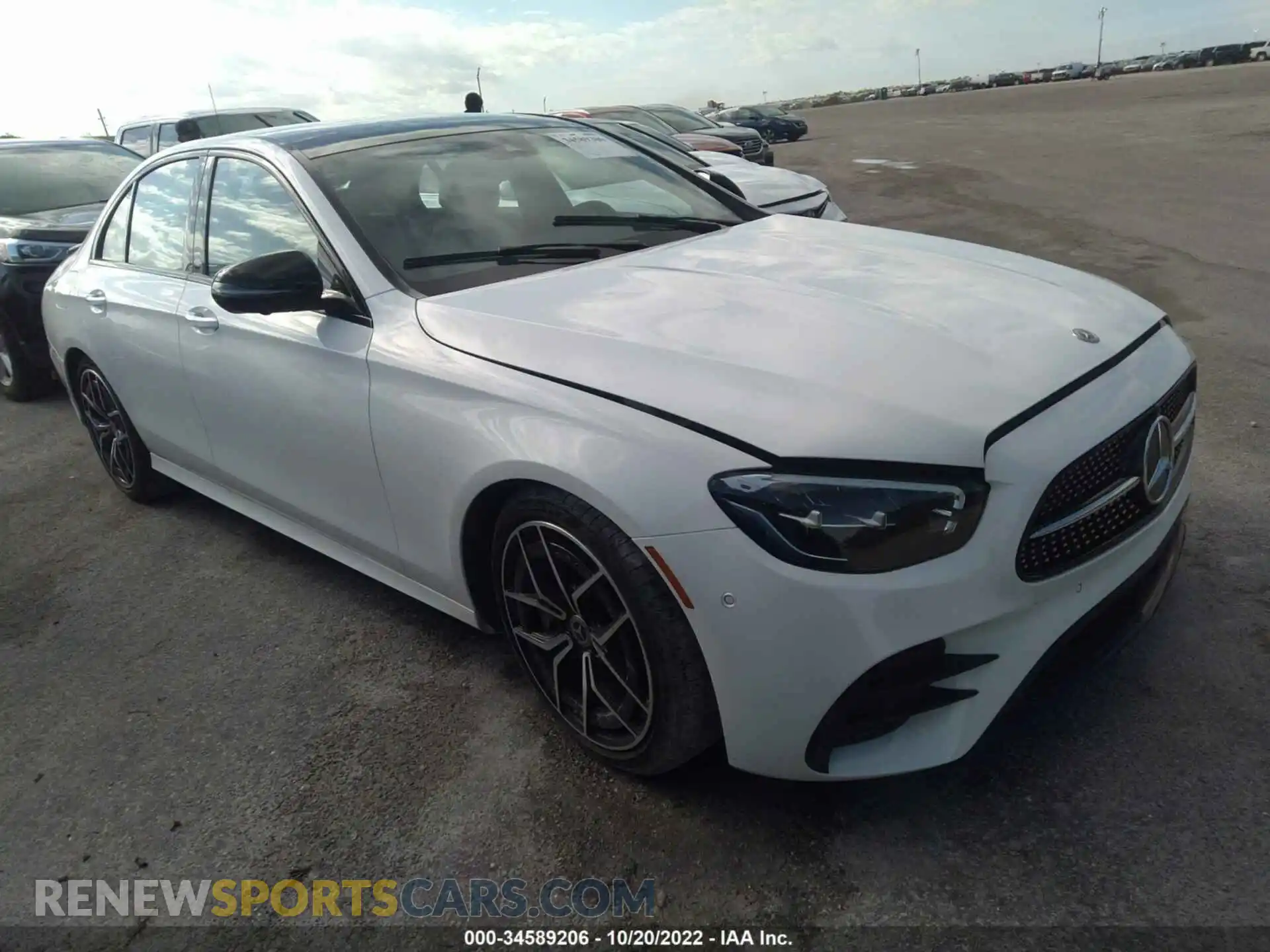1 Photograph of a damaged car W1KZF8DBXMA964532 MERCEDES-BENZ E-CLASS 2021