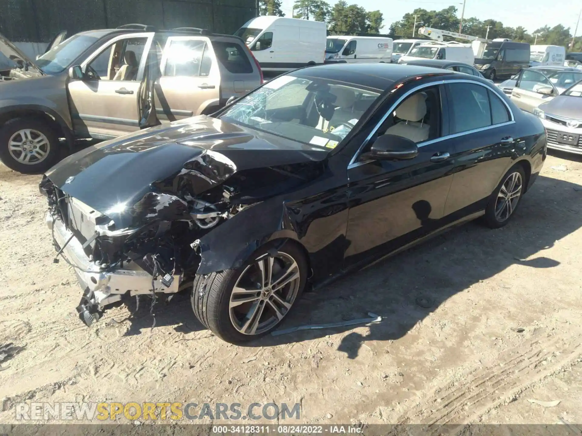 2 Photograph of a damaged car W1KZF8EB0MA886566 MERCEDES-BENZ E-CLASS 2021