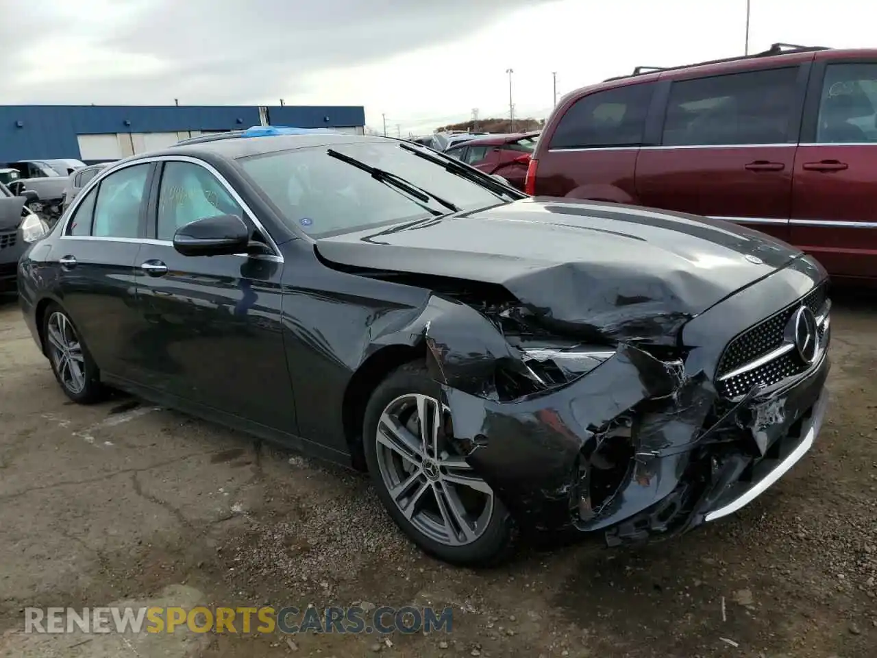1 Photograph of a damaged car W1KZF8EB0MA968636 MERCEDES-BENZ E-CLASS 2021