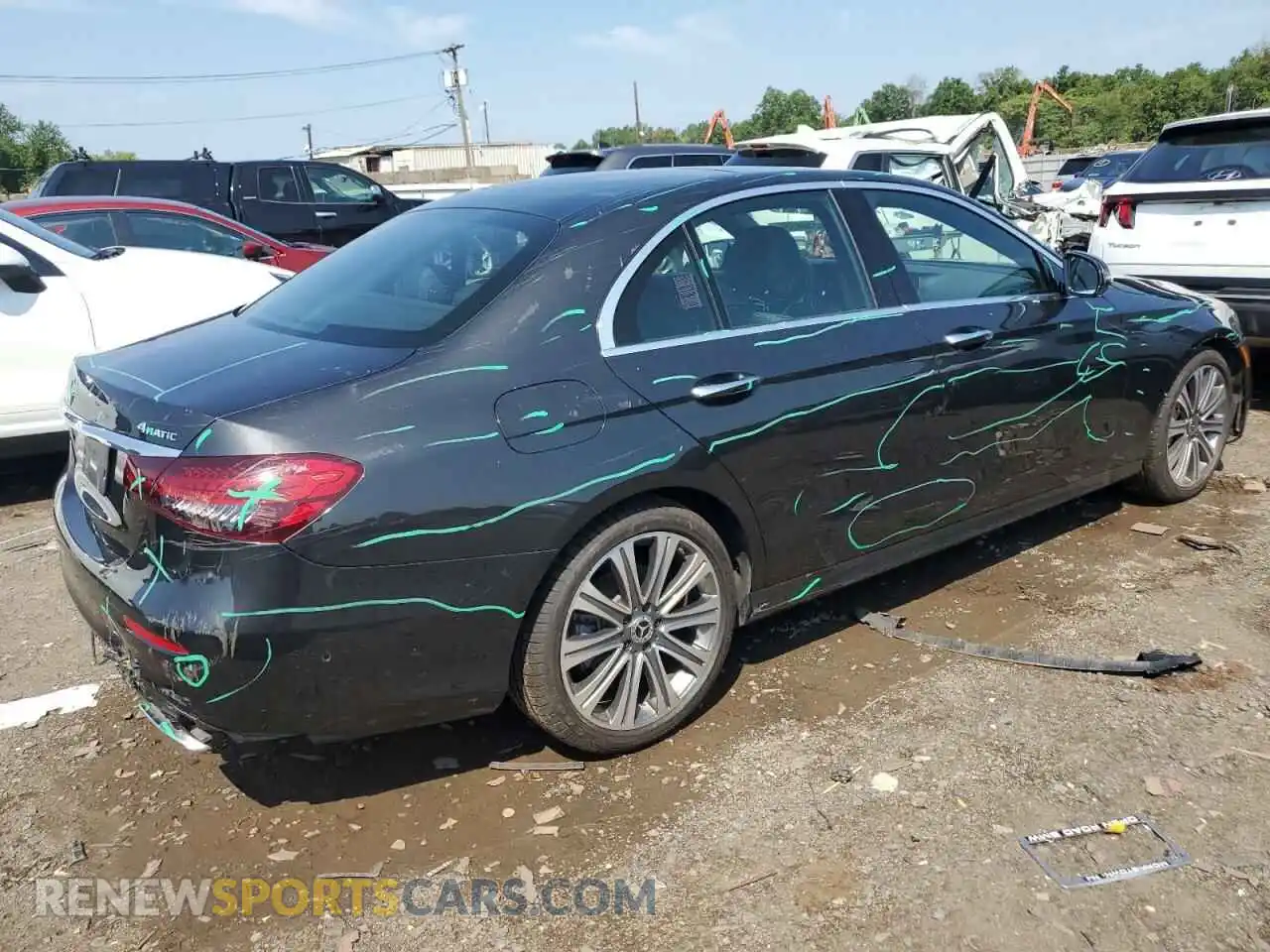 3 Photograph of a damaged car W1KZF8EB1MA926699 MERCEDES-BENZ E-CLASS 2021