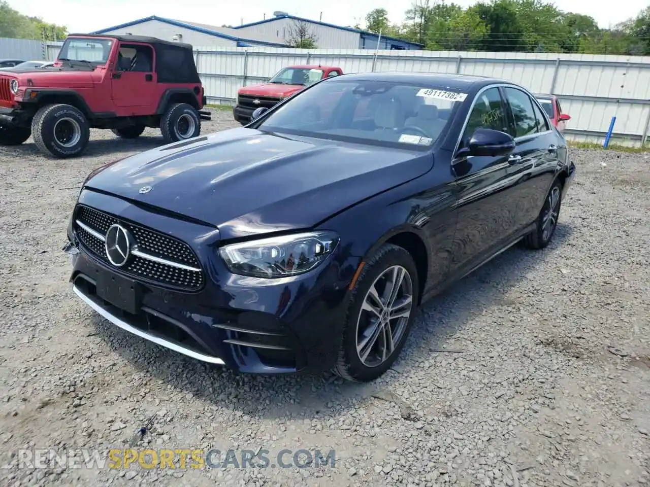 2 Photograph of a damaged car W1KZF8EB2MA999337 MERCEDES-BENZ E-CLASS 2021