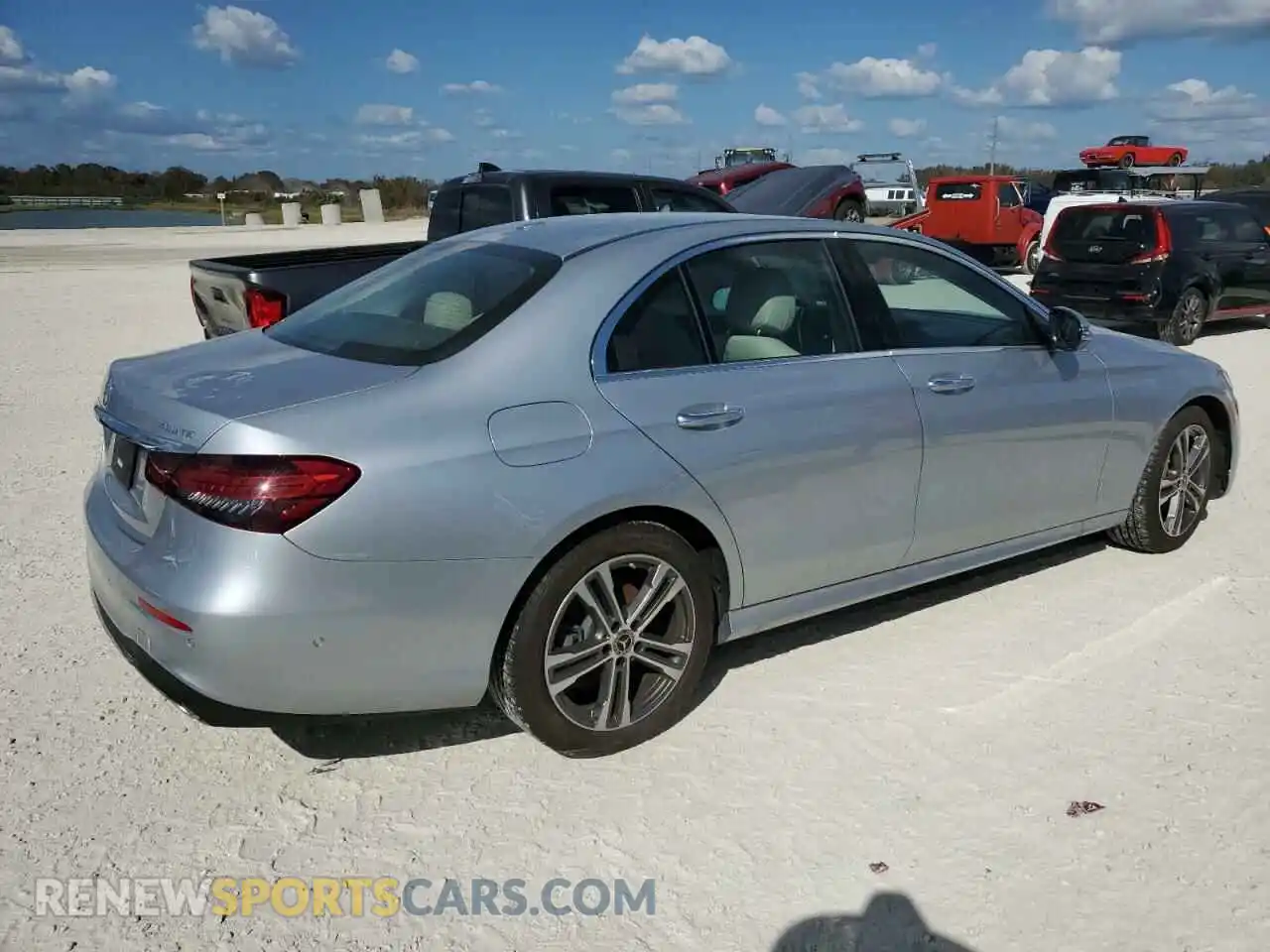 3 Photograph of a damaged car W1KZF8EB4MA956408 MERCEDES-BENZ E-CLASS 2021