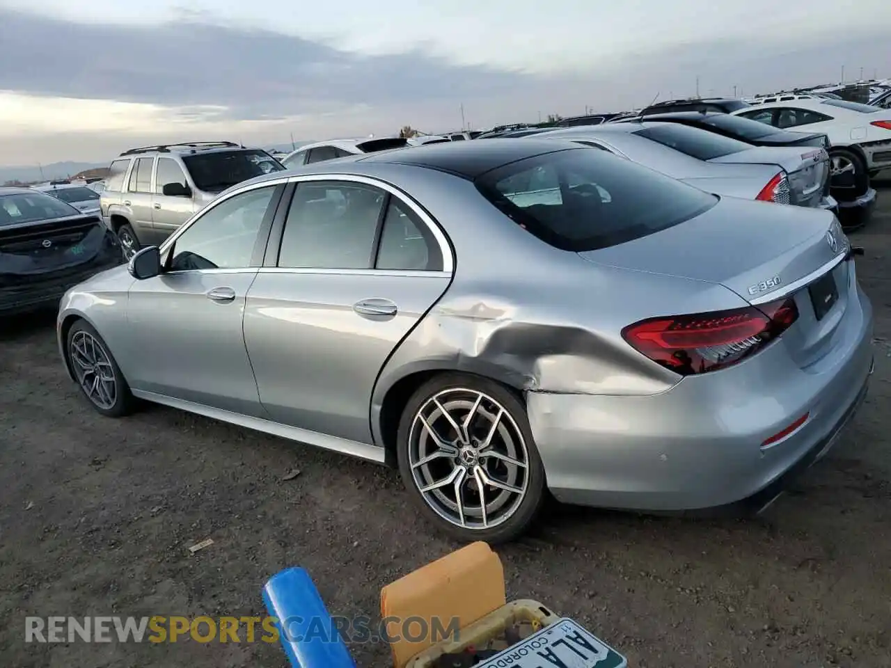 2 Photograph of a damaged car W1KZF8EB5MA882805 MERCEDES-BENZ E-CLASS 2021