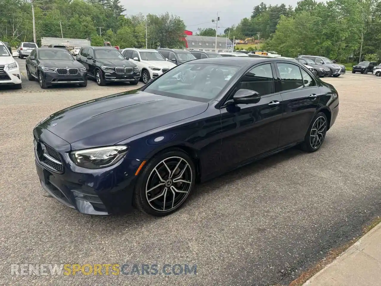 2 Photograph of a damaged car W1KZF8EB6MA973873 MERCEDES-BENZ E-CLASS 2021