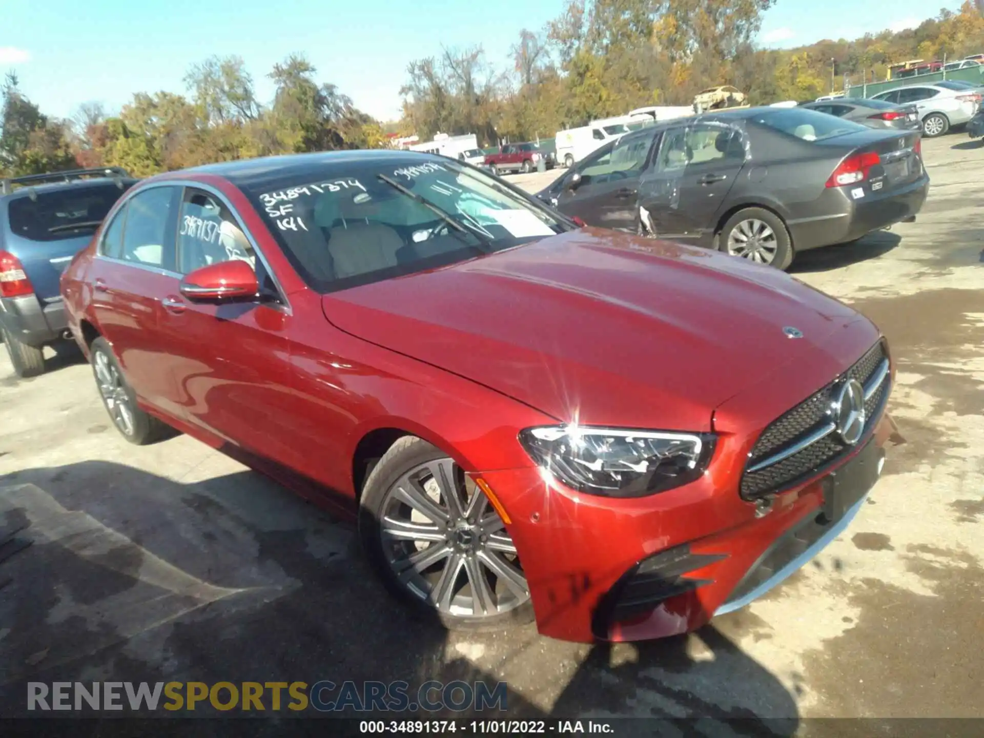 1 fotografías del automóvil dañado W1KZF8EB7MB004898 MERCEDES-BENZ E-CLASS 2021